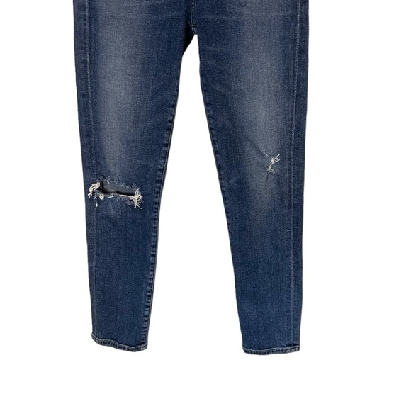 Citizens of Humanity Rocket Crop High Rise Ripped Skinny Jeans - Picture 7 of 15